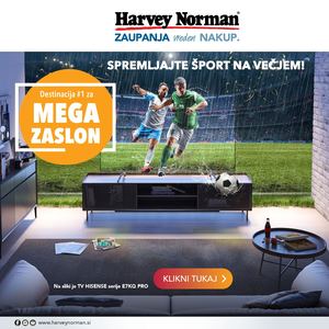Spremljajte šport na večjem | Harvey Norman