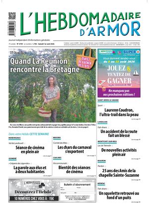 L'Hebdomadaire d'Armor n°3759 du samedi 1er août 2026