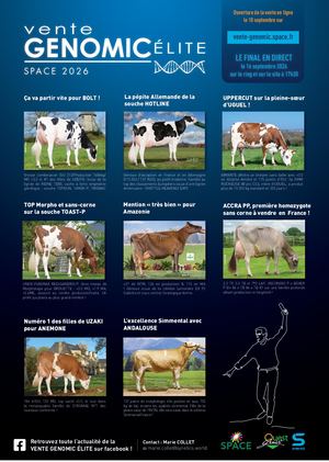 Affiche Vente Genomic Elite 2026