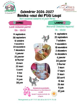Calendrier 2026 2027 Pour Familles