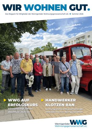 Mieterzeitung Sommer 2026 Wir Wohnen Gut Wwg