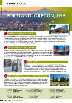 Extrait EN138 | 10 things to do in Portland