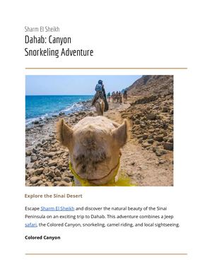 Dahab Canyon