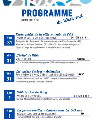 Programme Du We Sem 31