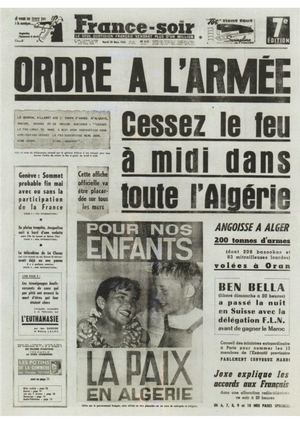 Cessez Le Feu En Algérie 1962