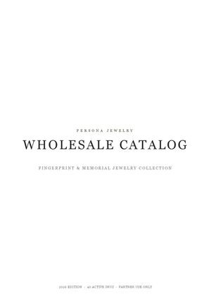 Persona Jewelry — Wholesale Catalog