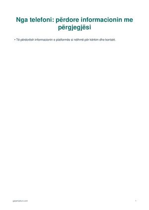 Përdorimi i përgjegjshëm nga telefoni