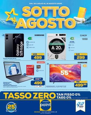 Volantino SOTTOAGOSTO