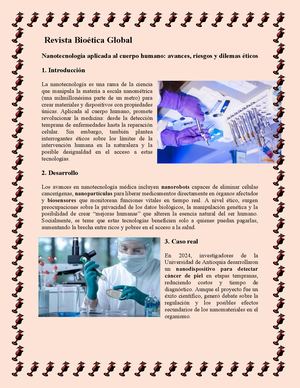 Nanotecnología Articulo Modelo