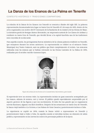 La danza de los Enanos en Tenerife