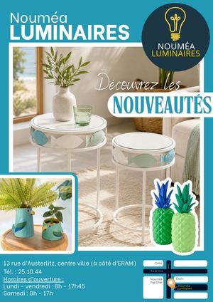 Nouveautés Nouméa Luminaires