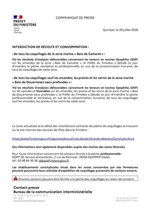 260729 Communiqué Presse