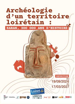 Expo Saran 300 000 ans d'histoire : flyer programme