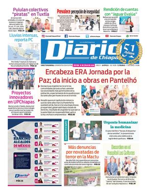 Portada, Jueves 30 De Julio De 2026