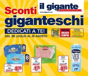 Volantino Il Gigante Dal 30 Luglio Al 12 Agosto 2026