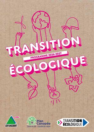 Programmation Transition écologique 2026 2027