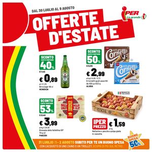 Volantino Iper Dal 30 Luglio Al 09 Agosto 2026