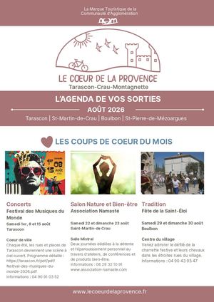 Agenda Août 2026