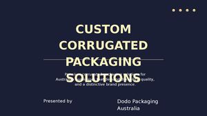 Custom Corrugated Boxes