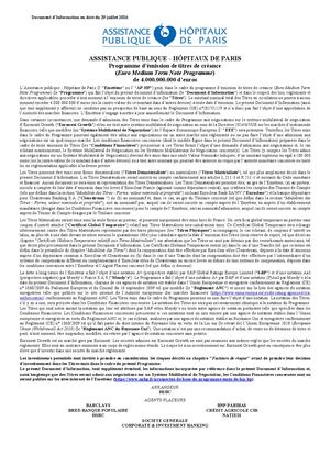 [Execution Version] Aphp 2026 Document D'information