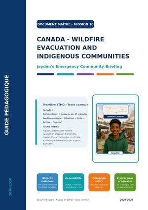 Document Maitre Mission 10 Canada Wildfire Evacuation