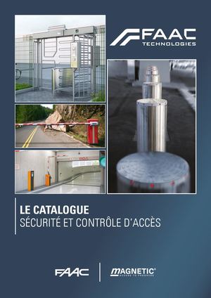 Le catalogue sécurité & contrôle d'accès 2026  - FAAC France