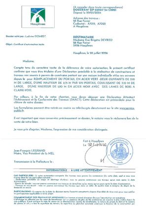 2026 07 30 Autorisation Tacite Dp 24c0021