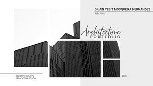White Gray Clean Architectural Portfolio Presentation