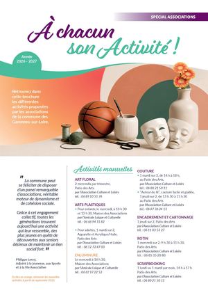 A chacun son activité 2026-2027