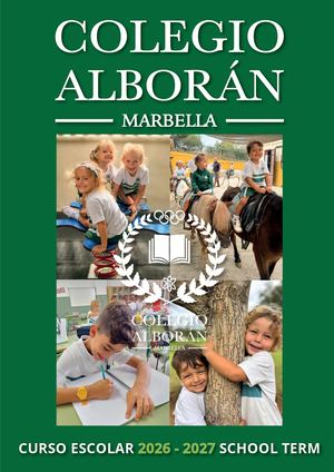 Guía escolar del Colegio Alborán de Marbella. Curso 2026-27