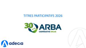 ARBA Présentation Titres Participatifs