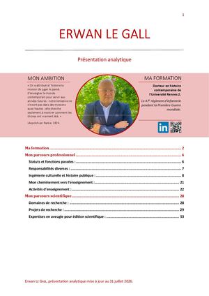 Cv Analytique