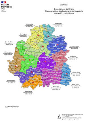 Annexe Circonscriptions Des Lieutenants De Louveterie Et Massifs Cynégétiques 2026