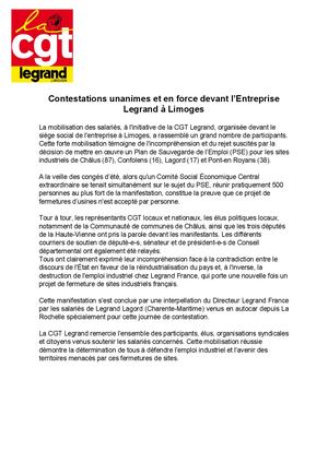 2026 07 22 Communiquéde Presse Legrand Retour Mobilisation 21juillet