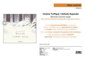9782080492968 Argu Blanche Comme Neige