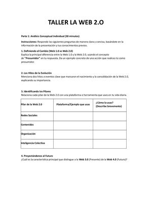 Taller La Web 2