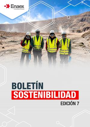 Boletin Sostenibilidad Enaex Servicios - Edición 07