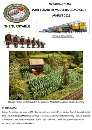 The Turntable August 2026 Monthly publication of the PEMRC