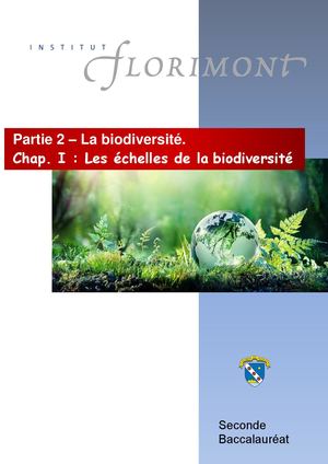 Les Echelles De La Biodiversité