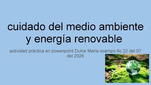Ocampo Parra Dulcemaria Cuidado Energia