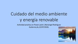 Rodriguez Mariangel Cuidado Energia