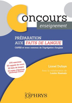 Préparation aux faits de langue - CAPES et tronc commun de l'Agrégation d'anglais