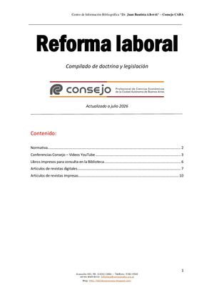 Dossier - Reforma Laboral 2026