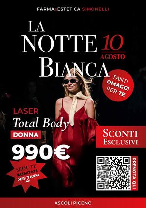 PREZZI IRRIPETIBILI NOTTE BIANCA