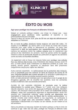 Bk Newsletter Juillet 2026