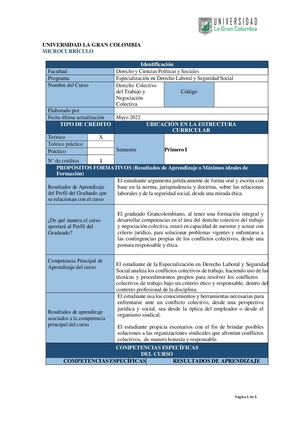 4 D Colectivo Del Trabajo Y Negociación Colectiva