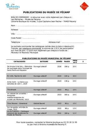 Liste Des Publications Musee 2026