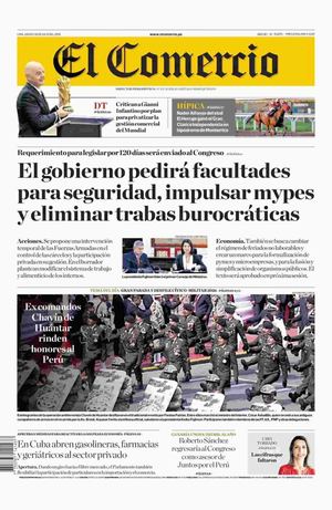 2026 07 30 Diario El Comercio