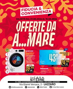 Volantino Fiducia & Convenienza Agosto In Casa Store