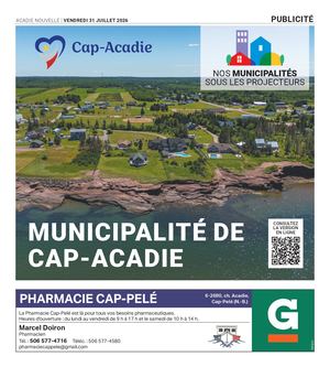 Municipalite Cap-Acadie 2026